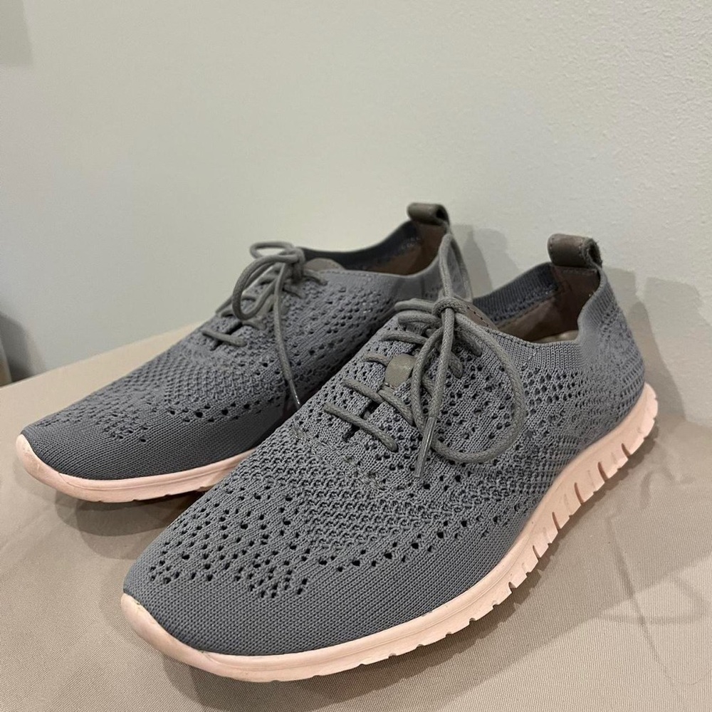 cole haan zerogrand gray & peach shoes W06727